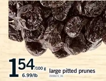 Fortinos LARGE PITTED PRUNES offer