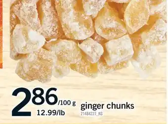 Fortinos GINGER CHUNKS offer