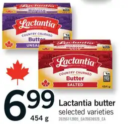 Fortinos LACTANTIA BUTTER, 454 g offer