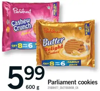 Fortinos PARLIAMENT COOKIES, 600 g offer