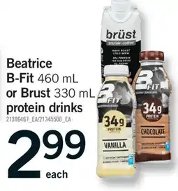 Fortinos BEATRICE B-FIT, 460 ML OR BRUST 330 ML offer