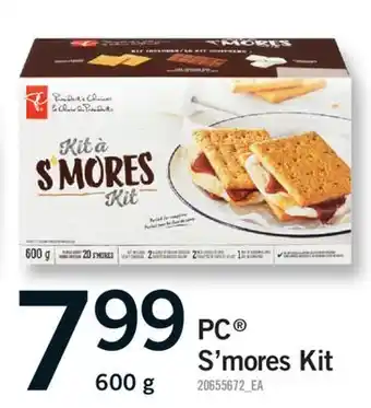 Fortinos PC S'MORES KIT, 600 g offer