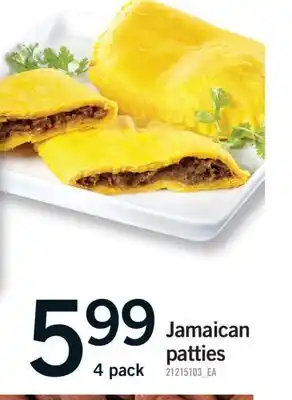 Fortinos JAMAICAN PATTIES, 4 pack offer