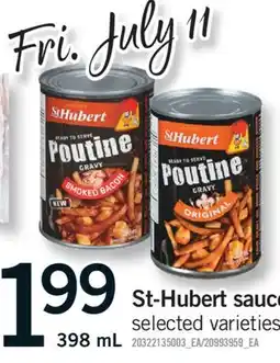 Fortinos ST-HUBERT SAUCE, 398 mL offer