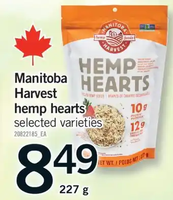 Fortinos MANITOBA HARVEST HEMP HEARTS, 227 g offer