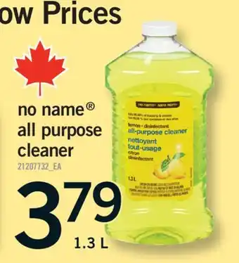 Fortinos NO NAME ALL PURPOSE CLEANER, 1.3 L offer