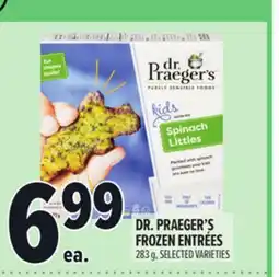 Metro DR. PRAEGER'S FROZEN ENTRÉES offer