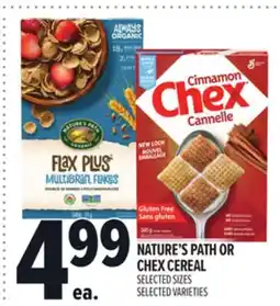Metro NATURE'S PATH OR CHEX CEREAL offer
