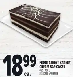 Metro FRONT STREET BAKERY CREAM BAR CAKES offer