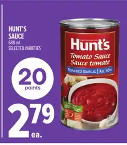 Metro HUNT'S SAUCE offer