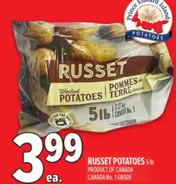 Metro RUSSET POTATOES offer