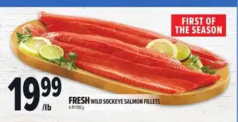 Metro FRESH WILD SOCKEYE SALMON FILLETS offer