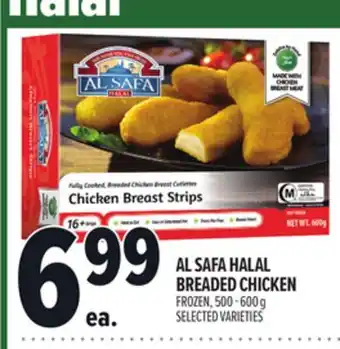 Metro AL SAFA HALAL BREADED CHICKEN offer