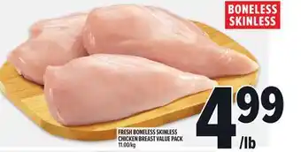 Metro FRESH BONELESS SKINLESS CHICKEN BREAST VALUE PACK offer