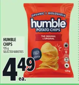 Metro HUMBLE CHIPS offer