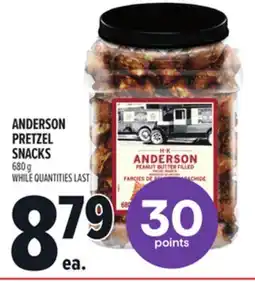Metro ANDERSON PRETZEL SNACKS offer