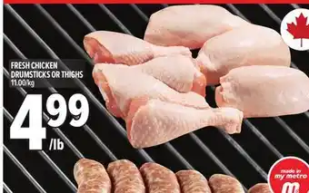 Metro FRESH CHICKEN DRUMSTICKS OR THIGHS offer