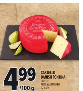 Metro CASTELLO DANISH FONTINA offer