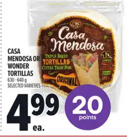 Metro CASA MENDOSA OR WONDER TORTILLAS offer