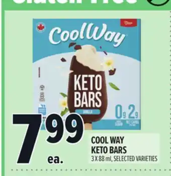 Metro COOL WAY KETO BARS offer