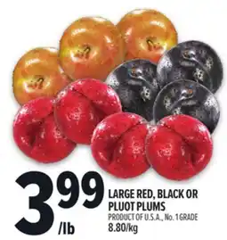 Metro LARGE RED, BLACK OR PLUOT PLUMS offer