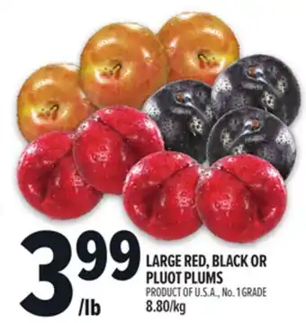 Metro LARGE RED, BLACK OR PLUOT PLUMS offer