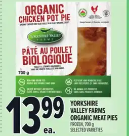 Metro YORKSHIRE VALLEY FARMS ORGANIC MEAT PIES offer