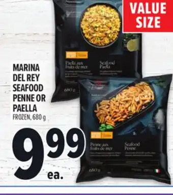 Metro MARINA DEL REY SEAFOOD PENNE OR PAELLA offer