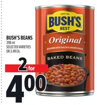 Metro BUSH'S BEANS offer