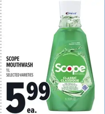 Metro SCOPE MOUTHWASH offer