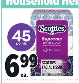 Metro SCOTTIES FACIAL TISSUE offer