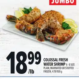 Metro COLOSSAL FRESH WATER SHRIMP offer