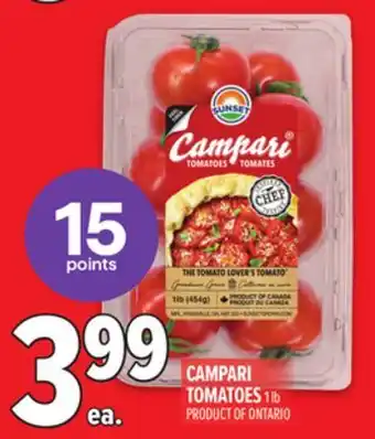 Metro CAMPARI TOMATOES offer