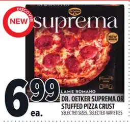 Metro DR. OETKER SUPREMA OR STUFFED PIZZA CRUST offer