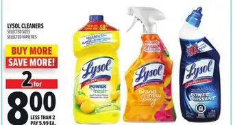Metro LYSOL CLEANERS offer