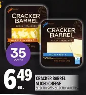 Metro CRACKER BARREL SLICED CHEESE offer