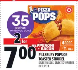 Metro PILLSBURY POPS OR TOASTER STRUDEL offer