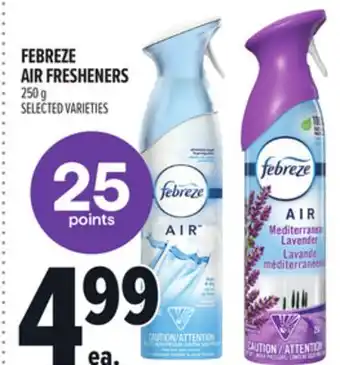 Metro FEBREZE AIR FRESHENERS offer