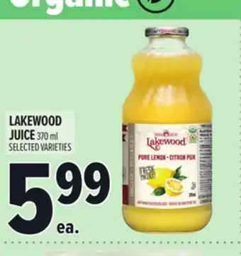 Metro LAKEWOOD JUICE offer