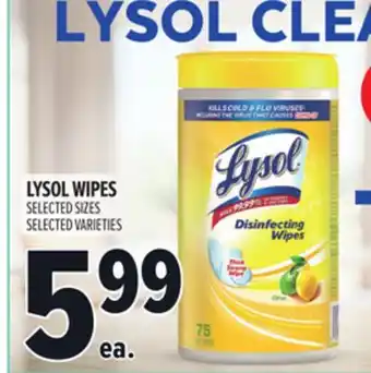 Metro LYSOL WIPES offer