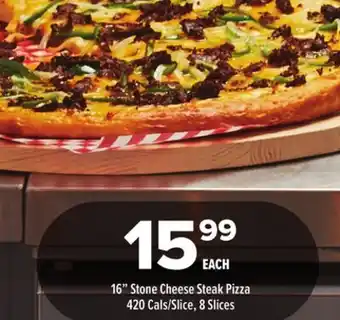 Metro 16 STONE CHEESE STEAK PIZZA offer
