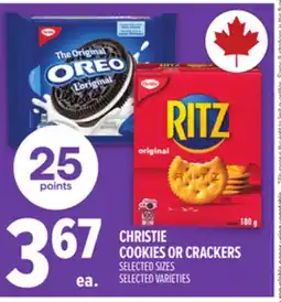 Metro CHRISTIE COOKIES OR CRACKERS offer