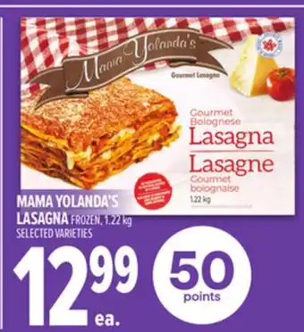 Metro MAMA YOLANDA'S LASAGNA offer