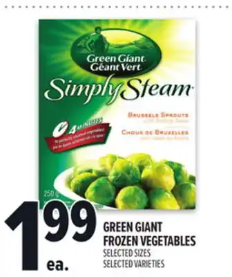 Metro GREEN GIANT FROZEN VEGETABLES offer