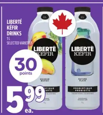Metro LIBERTÉ KÉFIR DRINKS offer