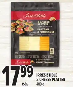 Metro IRRESISTIBLE 3 CHEESE PLATTER offer