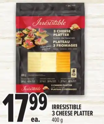 Metro IRRESISTIBLE 3 CHEESE PLATTER offer