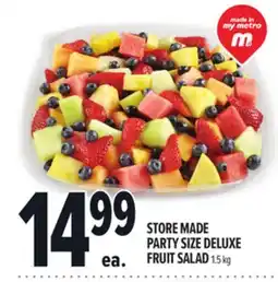 Metro STORE PARTY SIZE DELUXE FRUIT SALAD offer