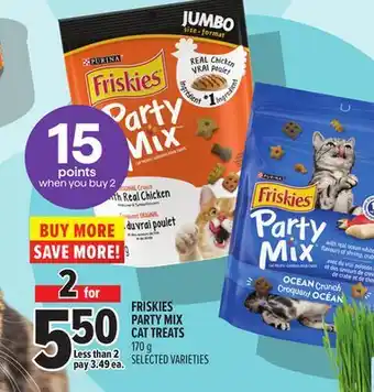 Metro FRISKIES PARTY MIX CAT TREATS offer