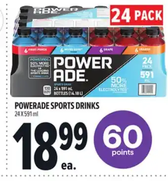 Metro POWERADE SPORTS DRINKS offer